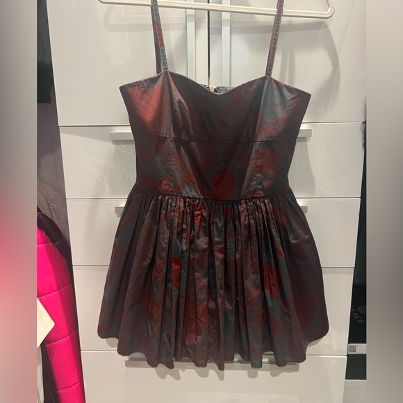 RED VALENTINO - COTTON POPLIN HEART ROMPER - Picture 1 of 4